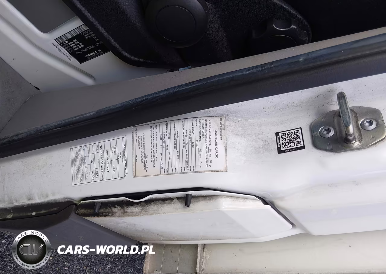 2016 Freightliner Sprinter 3500 VIN:WDPPF3CC1G9680963 - 9