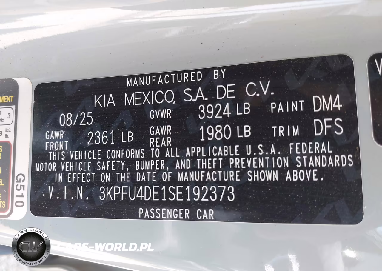 2025 Kia K4 Ex VIN:3KPFU4DE1SE192373 - 9
