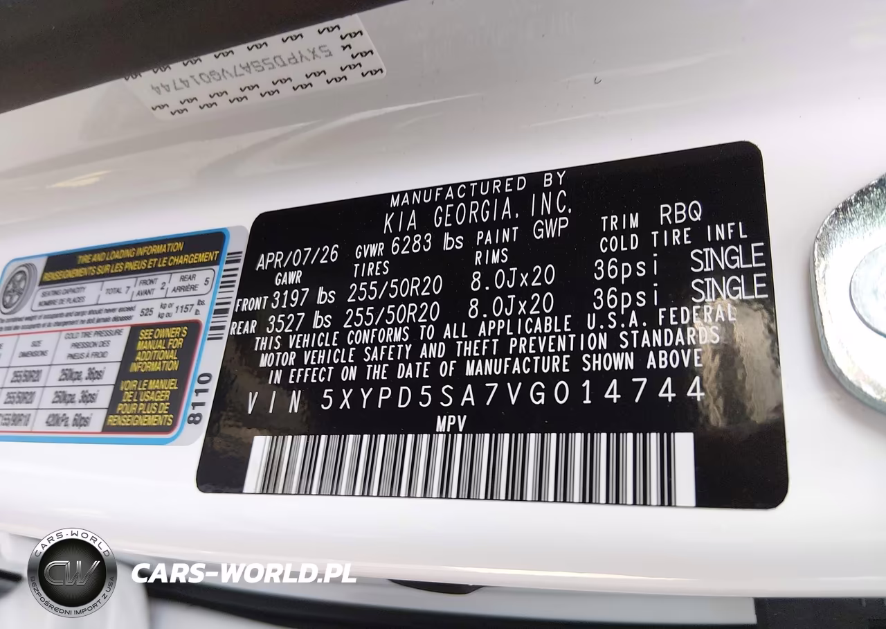 2027 Kia Telluride Hybrid Sx VIN:5XYPD5SA7VG014744 - 9