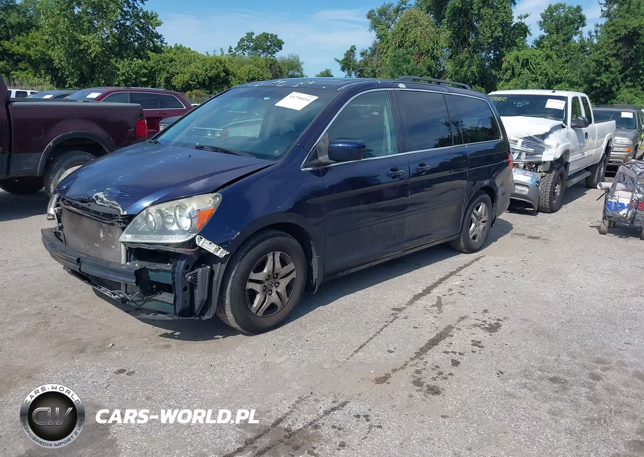 2007 Honda Odyssey Ex-L VIN:5FNRL38647B000958 - 2