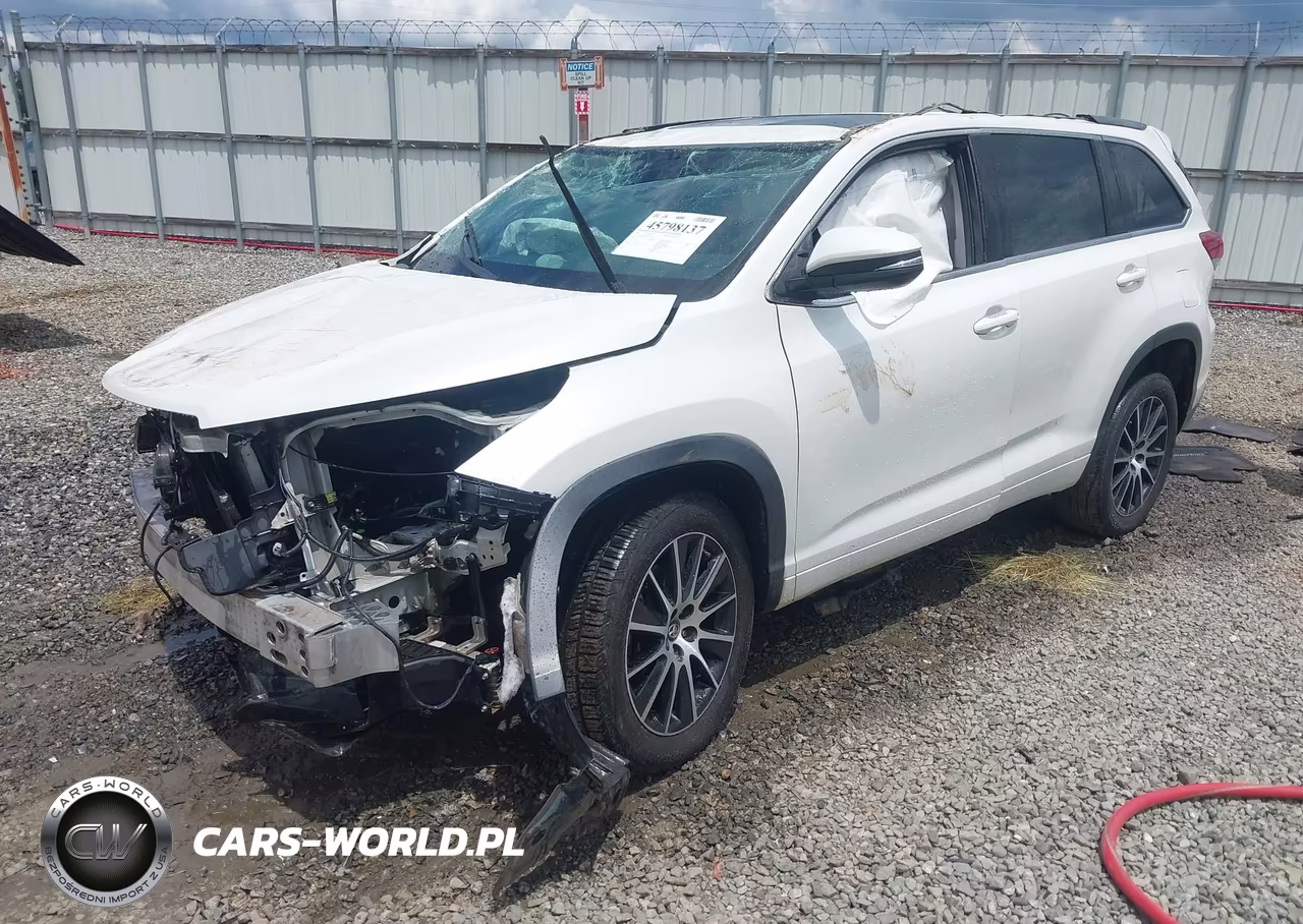 2017 Toyota Highlander Se VIN:5TDKZRFH5HS517349 - 2