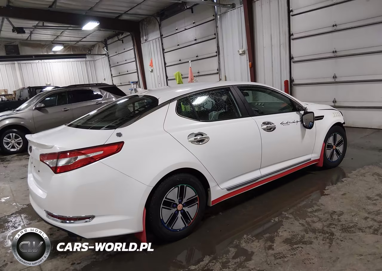 2013 Kia Optima Hybrid Lx VIN:KNAGM4AD6D5038558 - 4