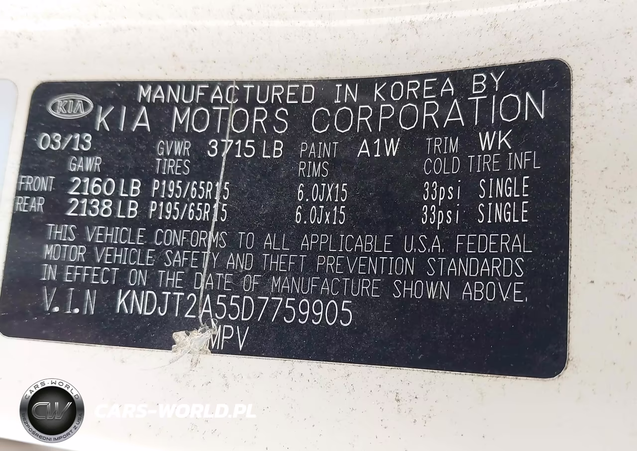 2013 Kia Soul VIN:KNDJT2A55D7759905 - 9