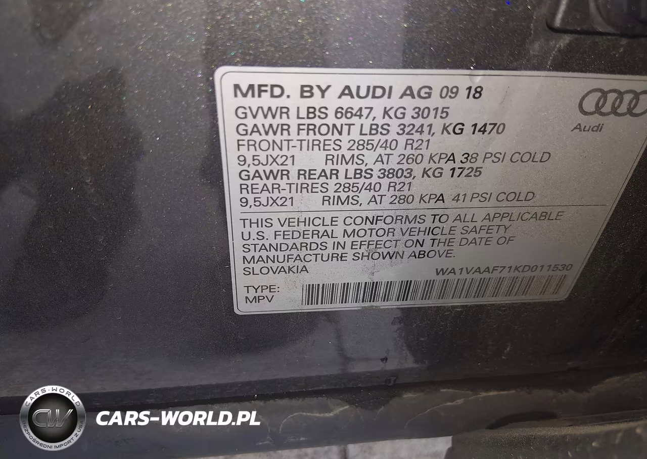 2019 Audi Q7 55 Premium VIN:WA1VAAF71KD011530 - 9