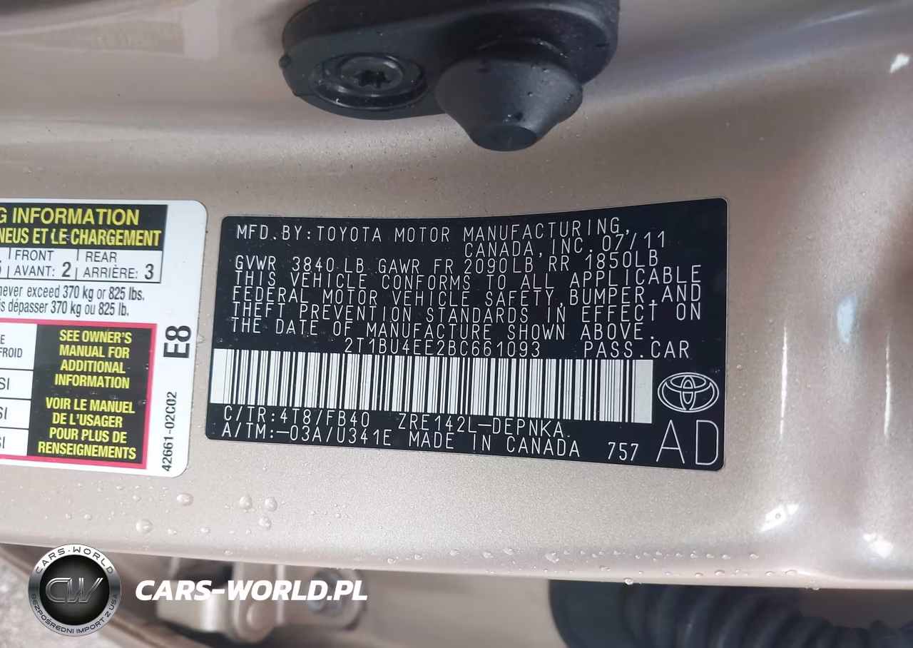 2011 Toyota Corolla Le VIN:2T1BU4EE2BC661093 - 9