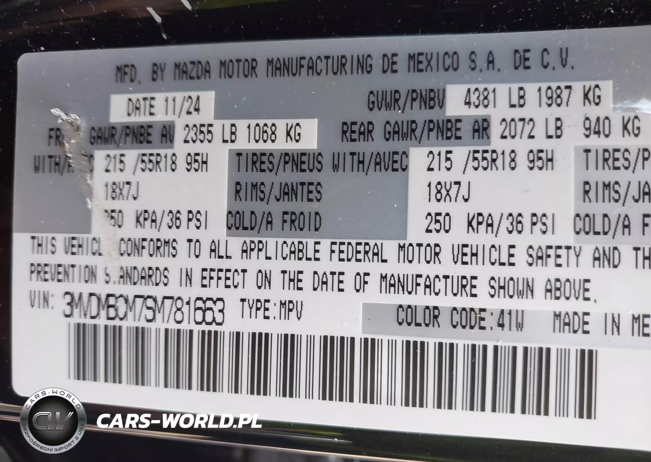 2025 Mazda Cx-30 2.5 S Preferred Package VIN:3MVDMBCM7SM781663 - 9