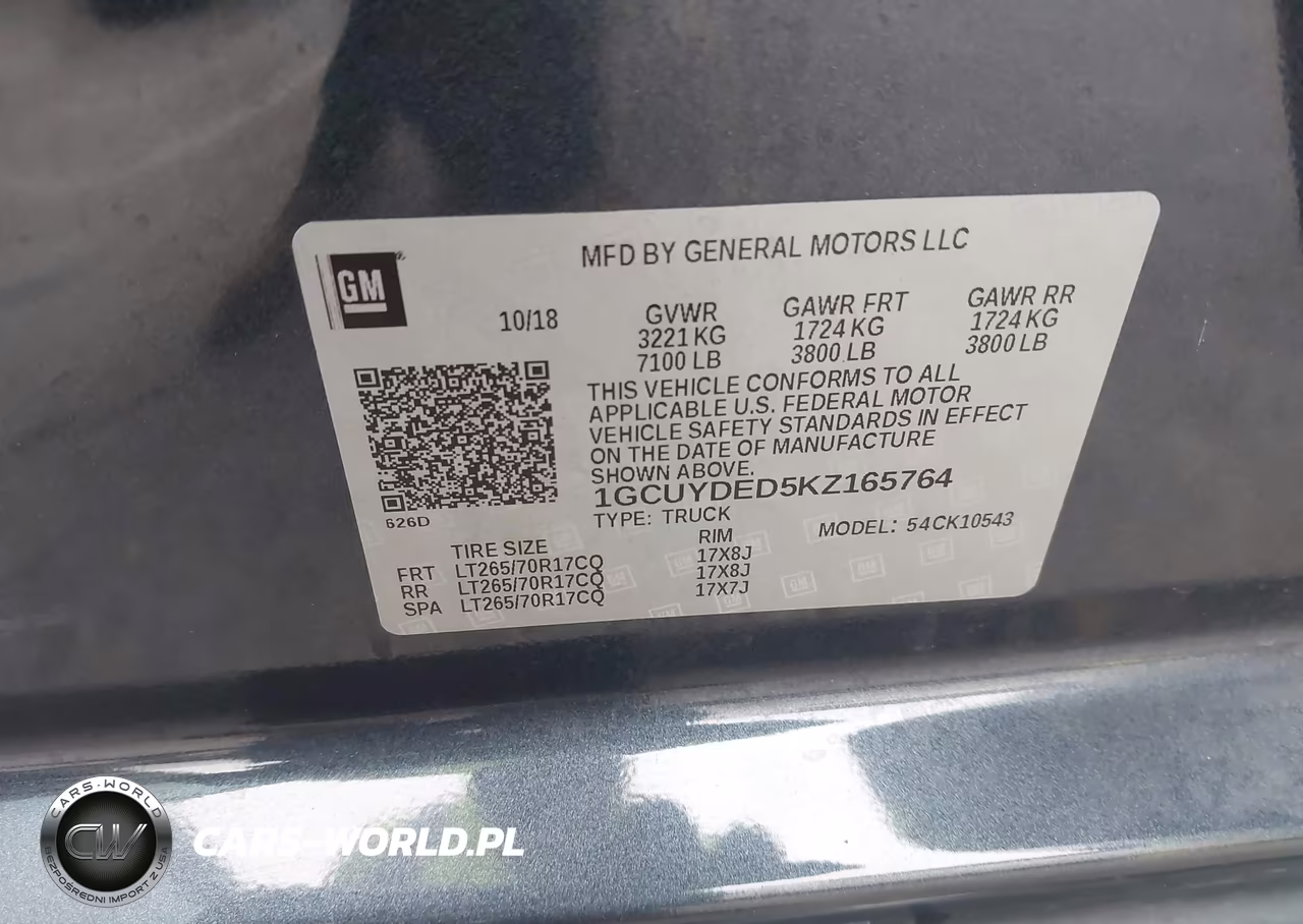 2019 Chevrolet Silverado 1500 Lt VIN:1GCUYDED5KZ165764 - 9