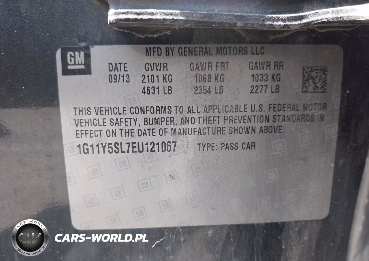 2014 Chevrolet Impala 1Ls VIN:1G11Y5SL7EU121067 - 9