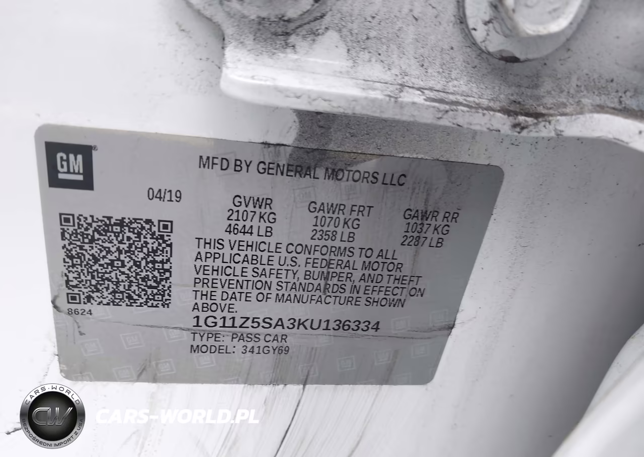 2019 Chevrolet Impala Lt VIN:1G11Z5SA3KU136334 - 9