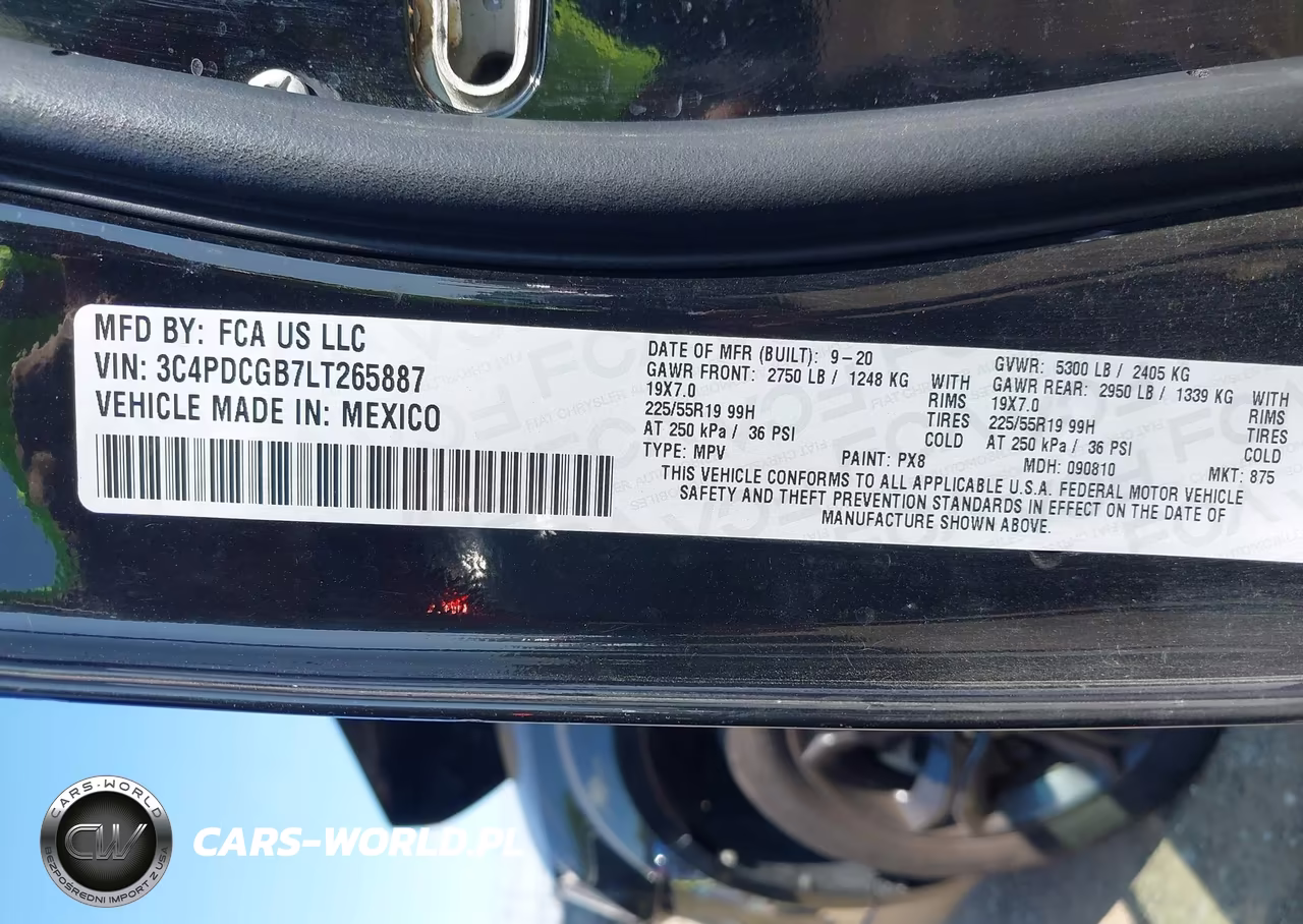 2020 Dodge Journey Crossroad VIN:3C4PDCGB7LT265887 - 9