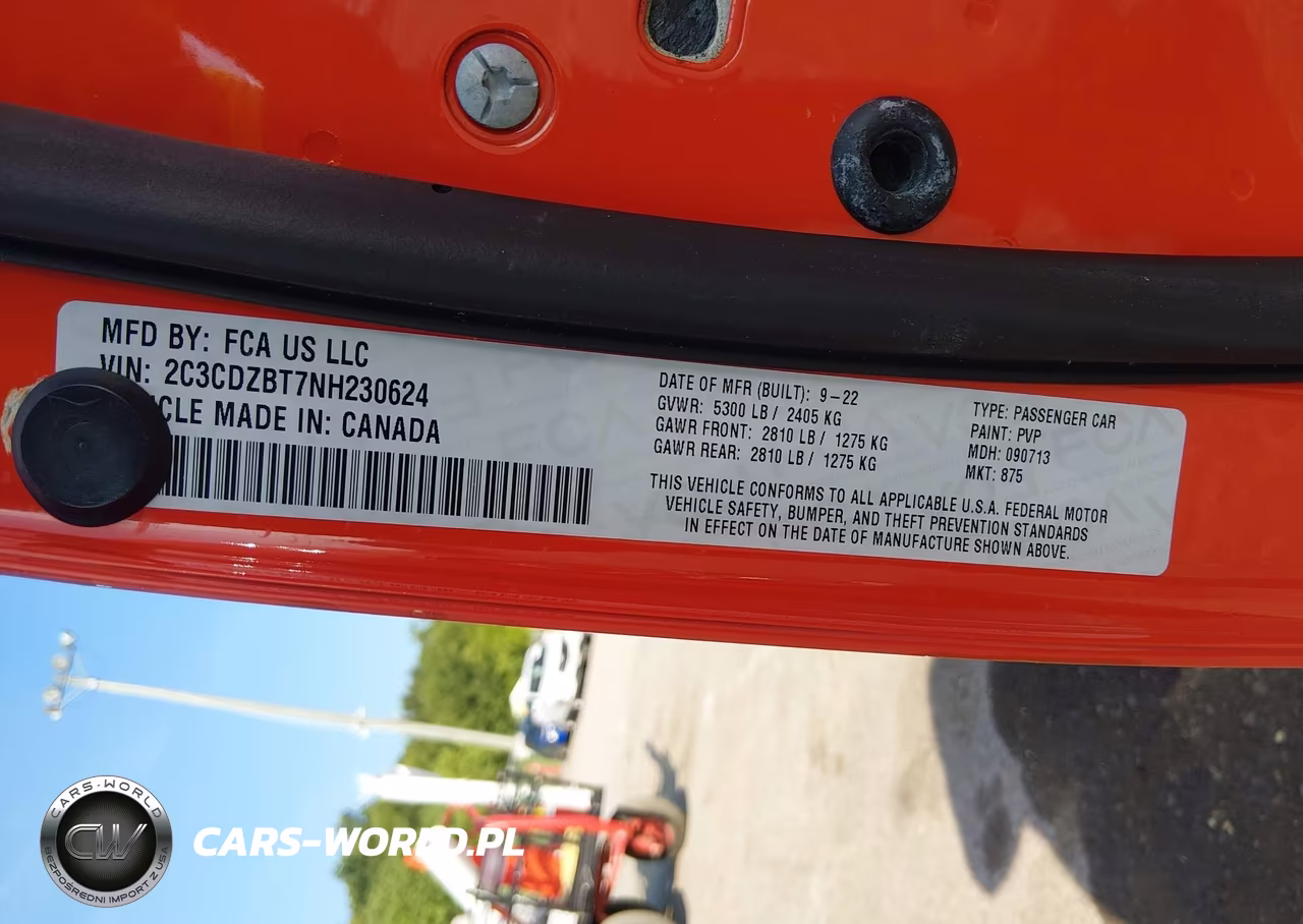 2022 Dodge Challenger R-T VIN:2C3CDZBT7NH230624 - 9
