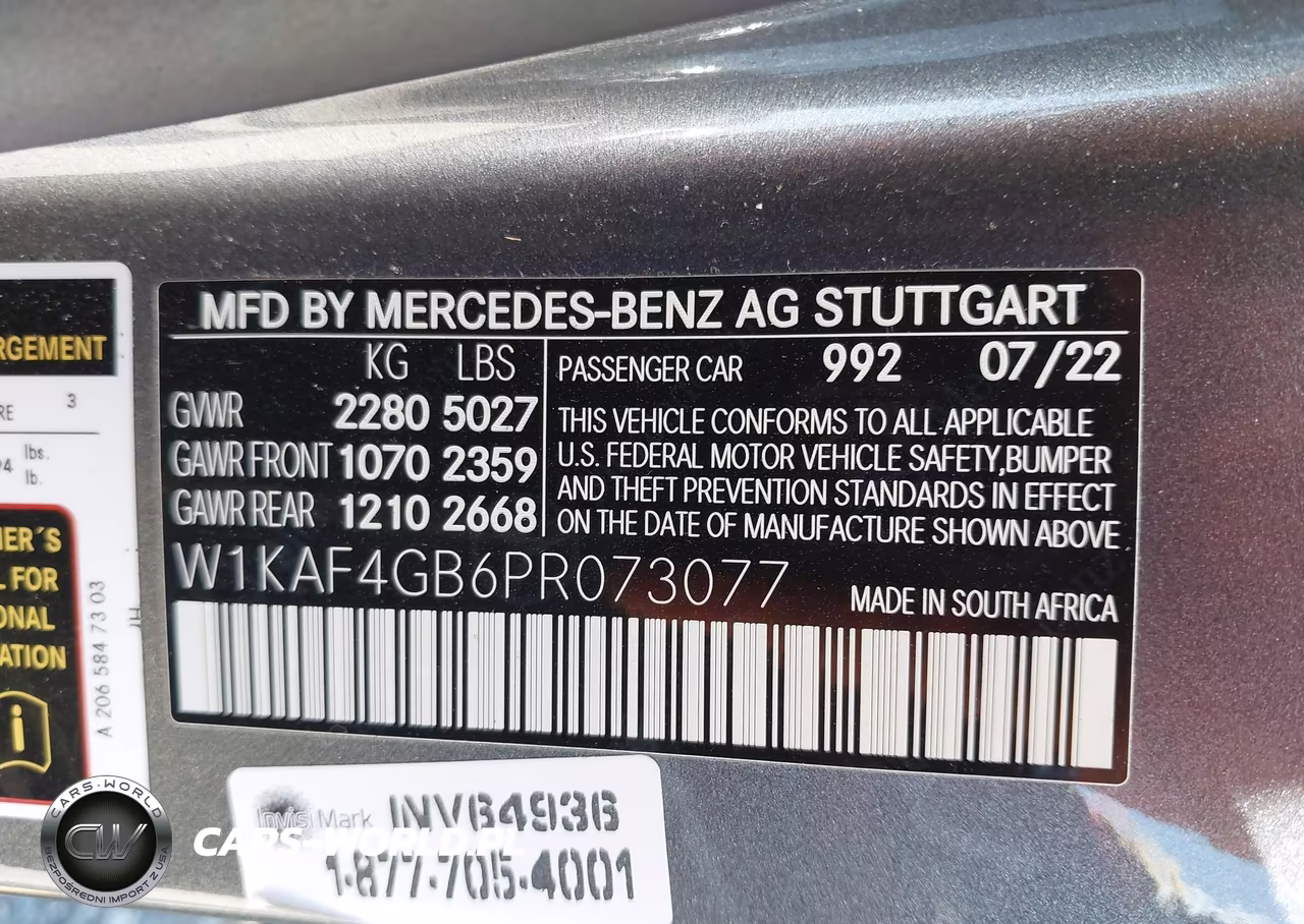 2023 Mercedes-Benz C 300 Sedan VIN:W1KAF4GB6PR073077 - 9