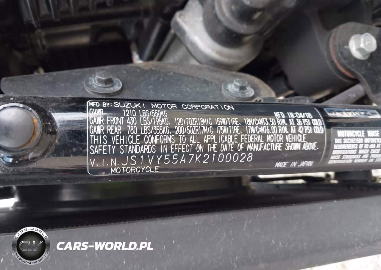 2019 Suzuki Vz1500 VIN:JS1VY55A7K2100028 - 10
