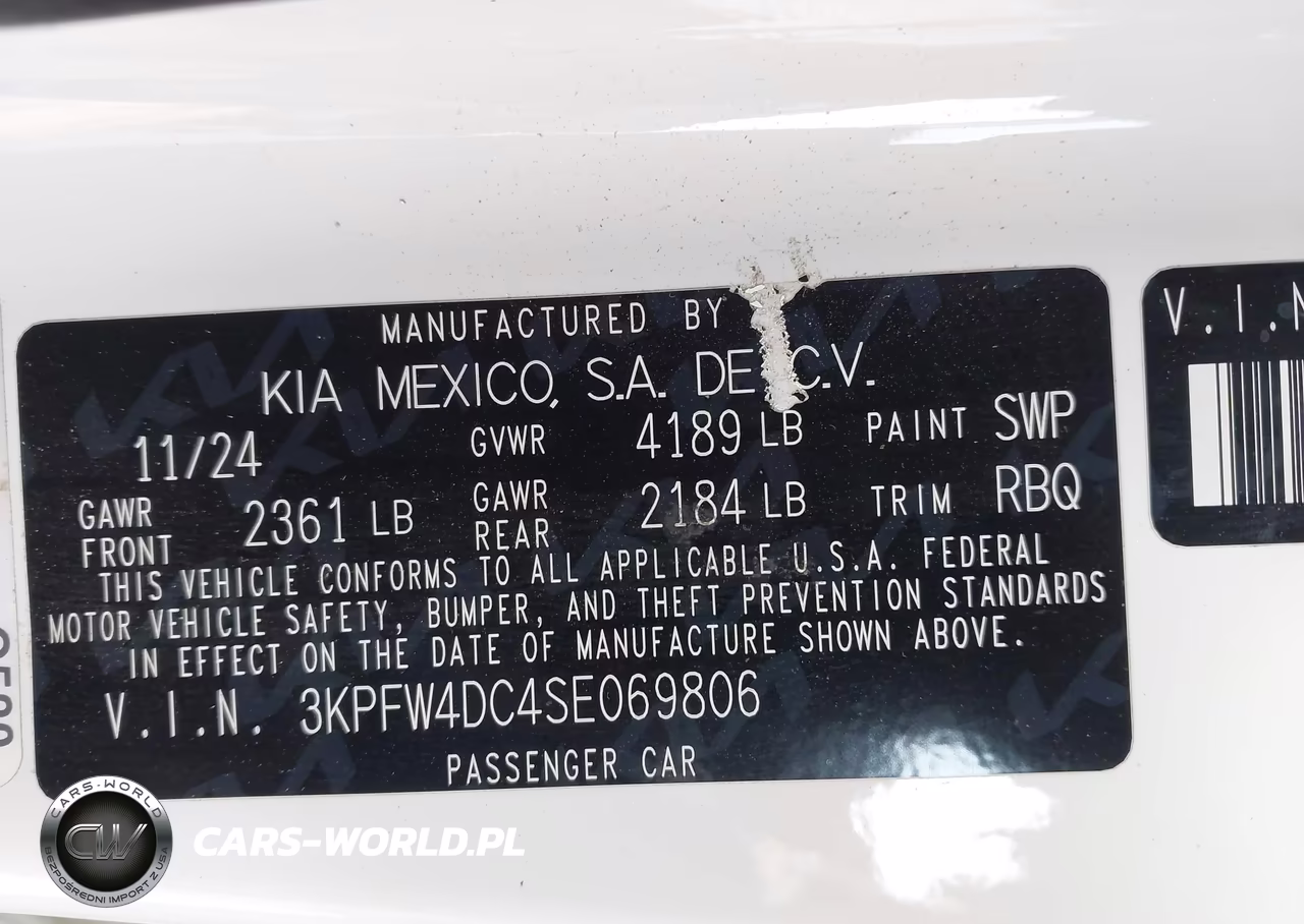 2025 Kia K4 Gt-Line Turbo VIN:3KPFW4DC4SE069806 - 9