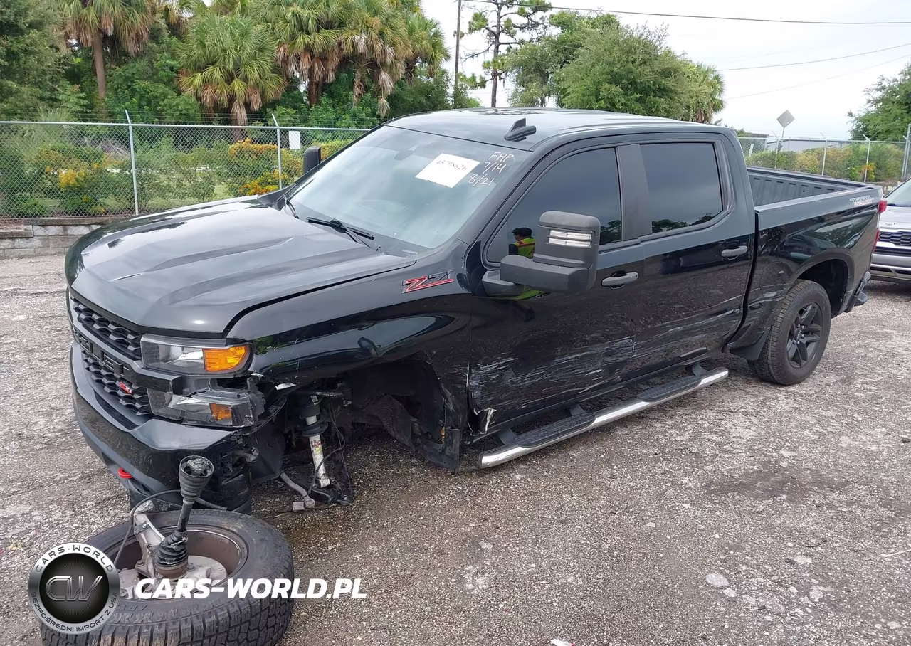 2022 Chevrolet Silverado 1500 Ltd 4Wd Short Bed Custom Trail Boss VIN:1GCPYCEK5NZ110581 - 2