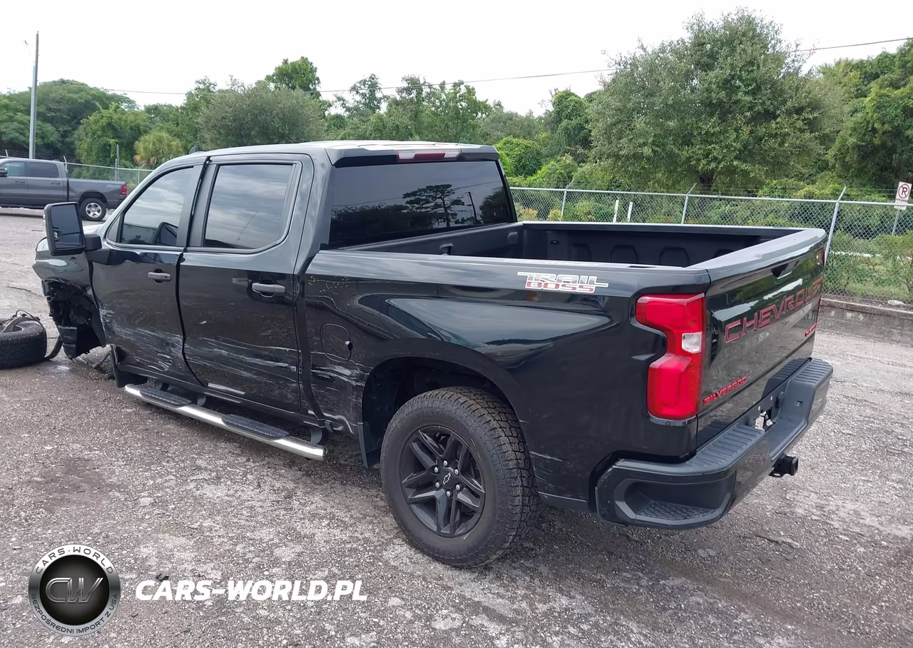 2022 Chevrolet Silverado 1500 Ltd 4Wd Short Bed Custom Trail Boss VIN:1GCPYCEK5NZ110581 - 3