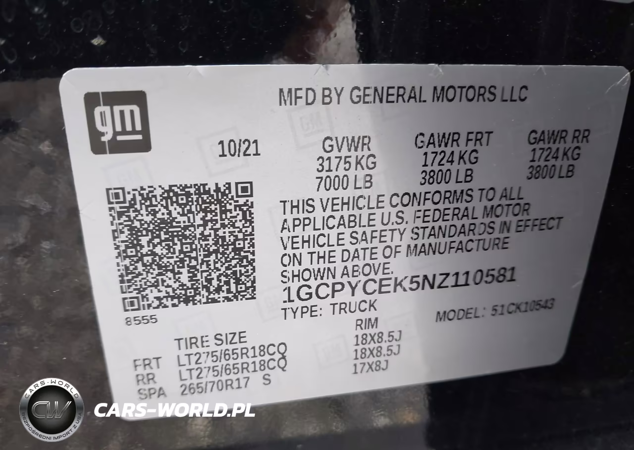 2022 Chevrolet Silverado 1500 Ltd 4Wd Short Bed Custom Trail Boss VIN:1GCPYCEK5NZ110581 - 9