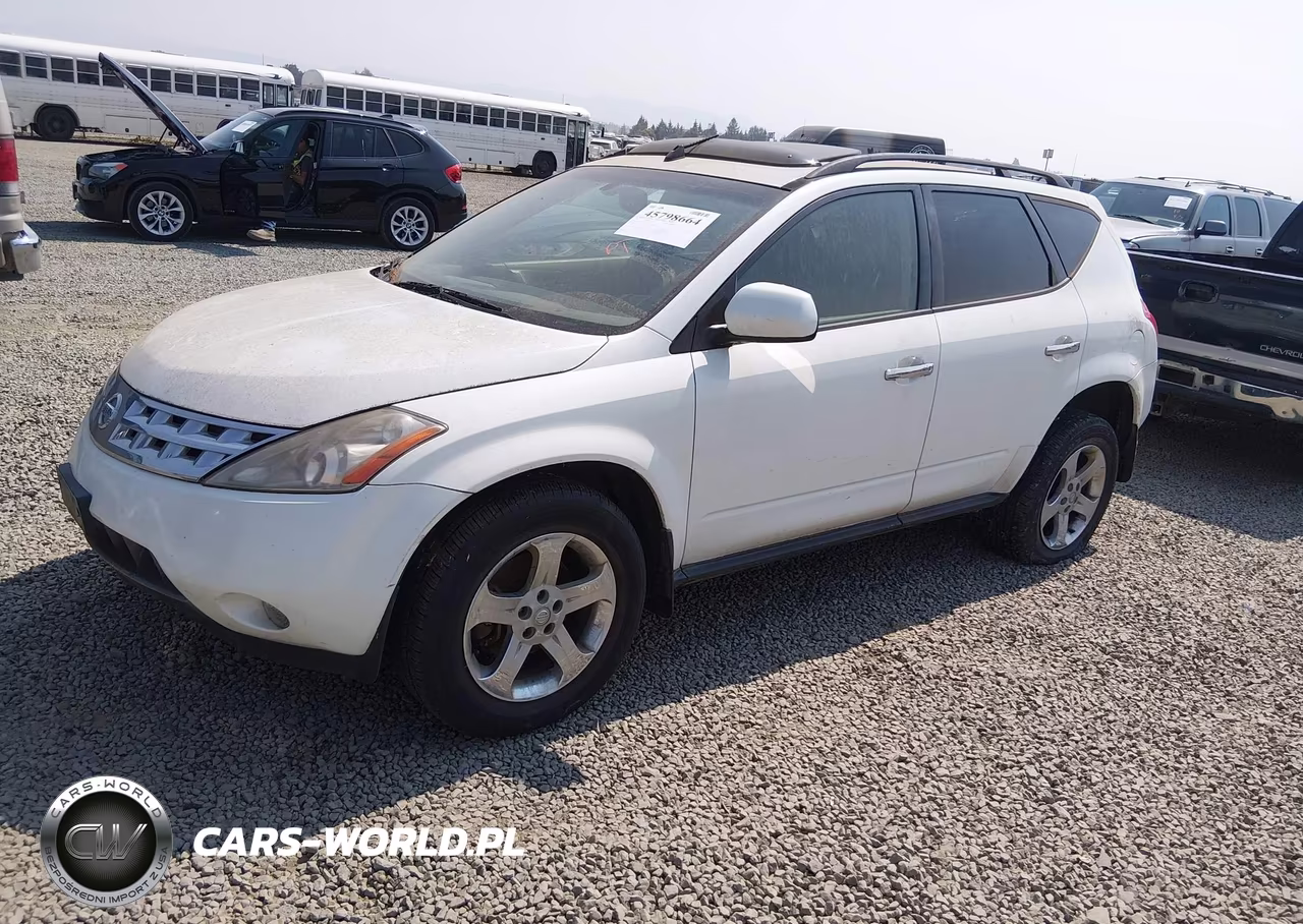 2004 Nissan Murano Sl VIN:JN8AZ08W34W311187 - 2