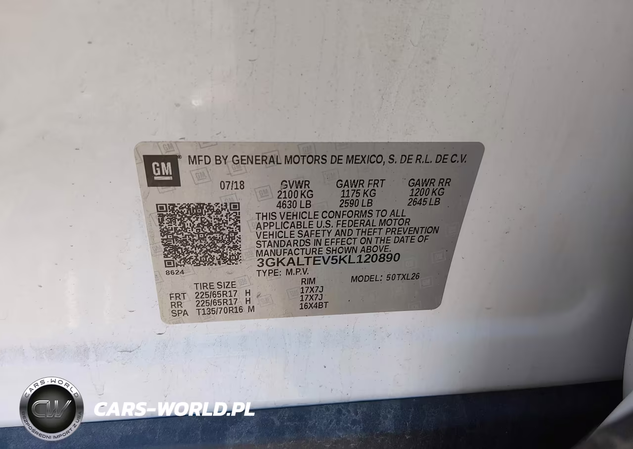2019 GMC Terrain Sle VIN:3GKALTEV5KL120890 - 9