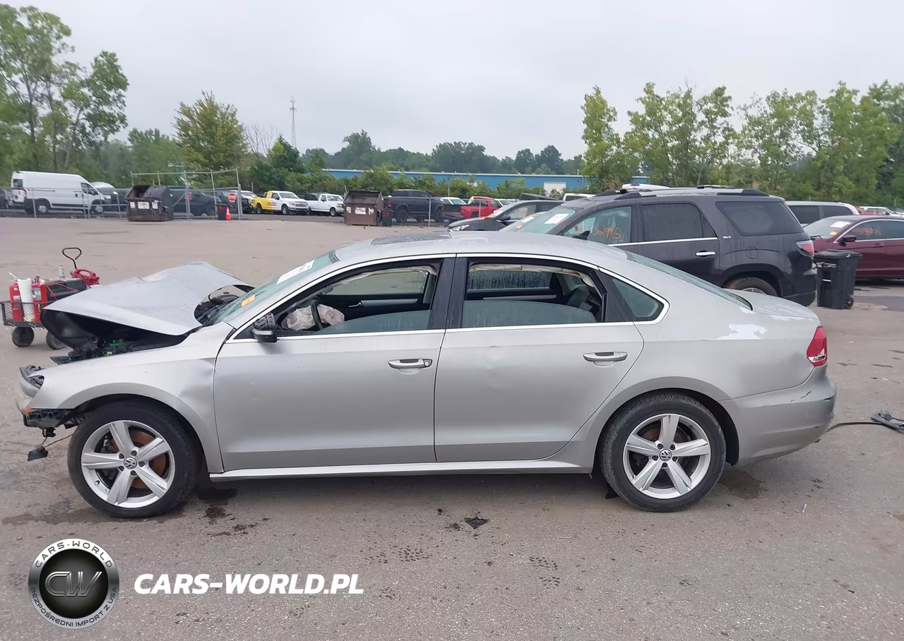 2013 Volkswagen Passat 2.5L Se VIN:1VWBP7A30DC093545 - 14