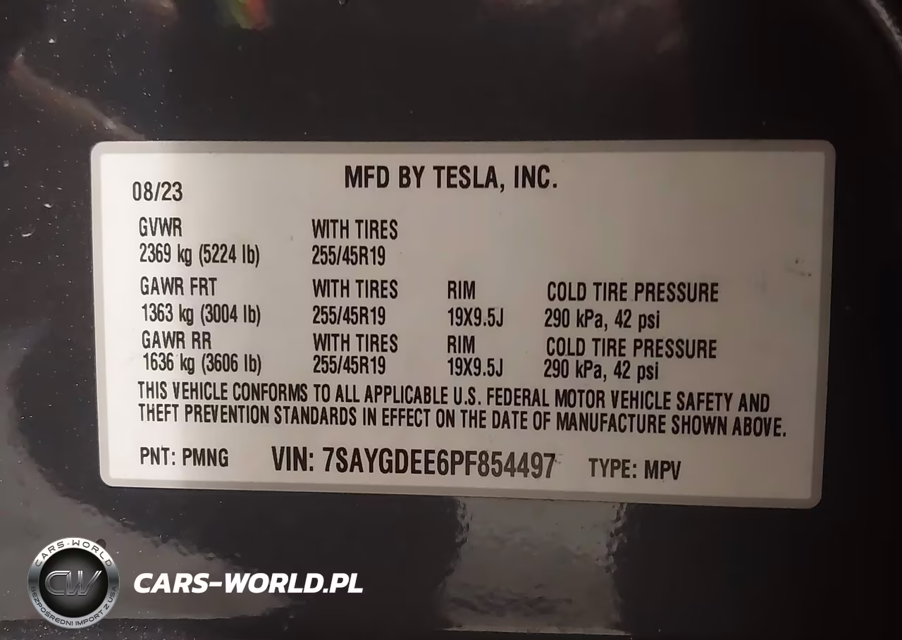 2023 Tesla Model Y Awd-Long Range Dual Motor All-Wheel Drive VIN:7SAYGDEE6PF854497 - 9