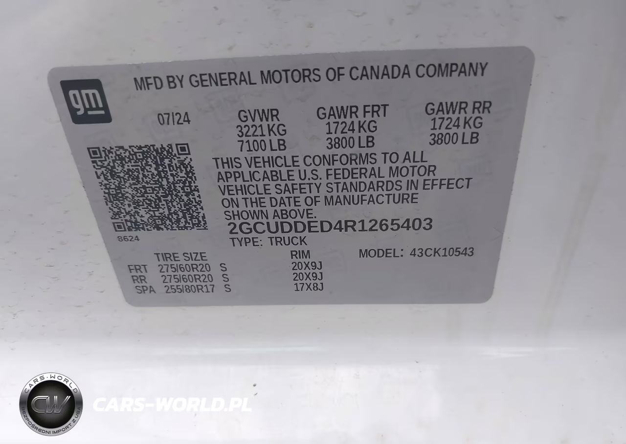 2024 Chevrolet Silverado 1500 4Wd Short Bed Lt VIN:2GCUDDED4R1265403 - 9