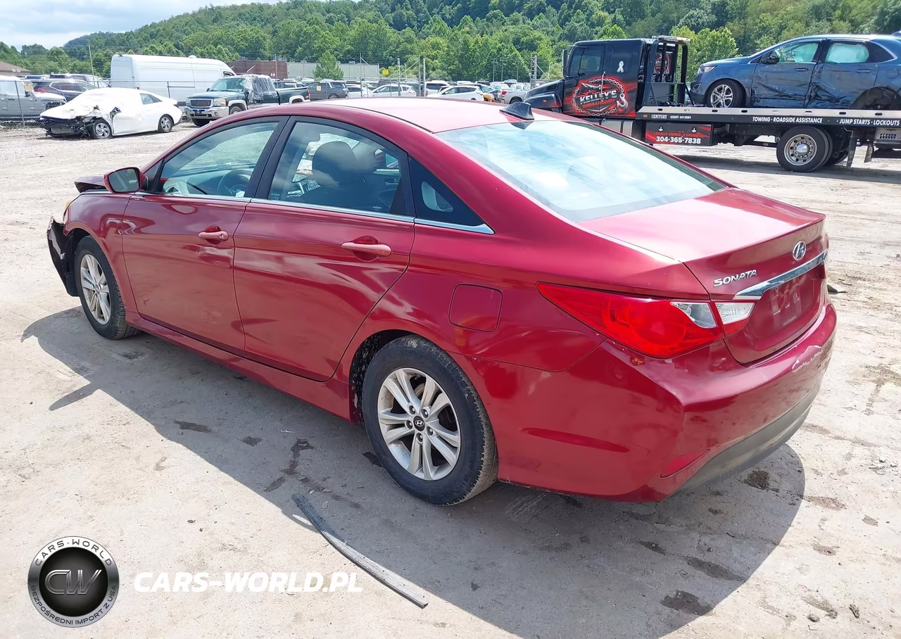 2014 Hyundai Sonata Gls VIN:5NPEB4AC4EH861093 - 3