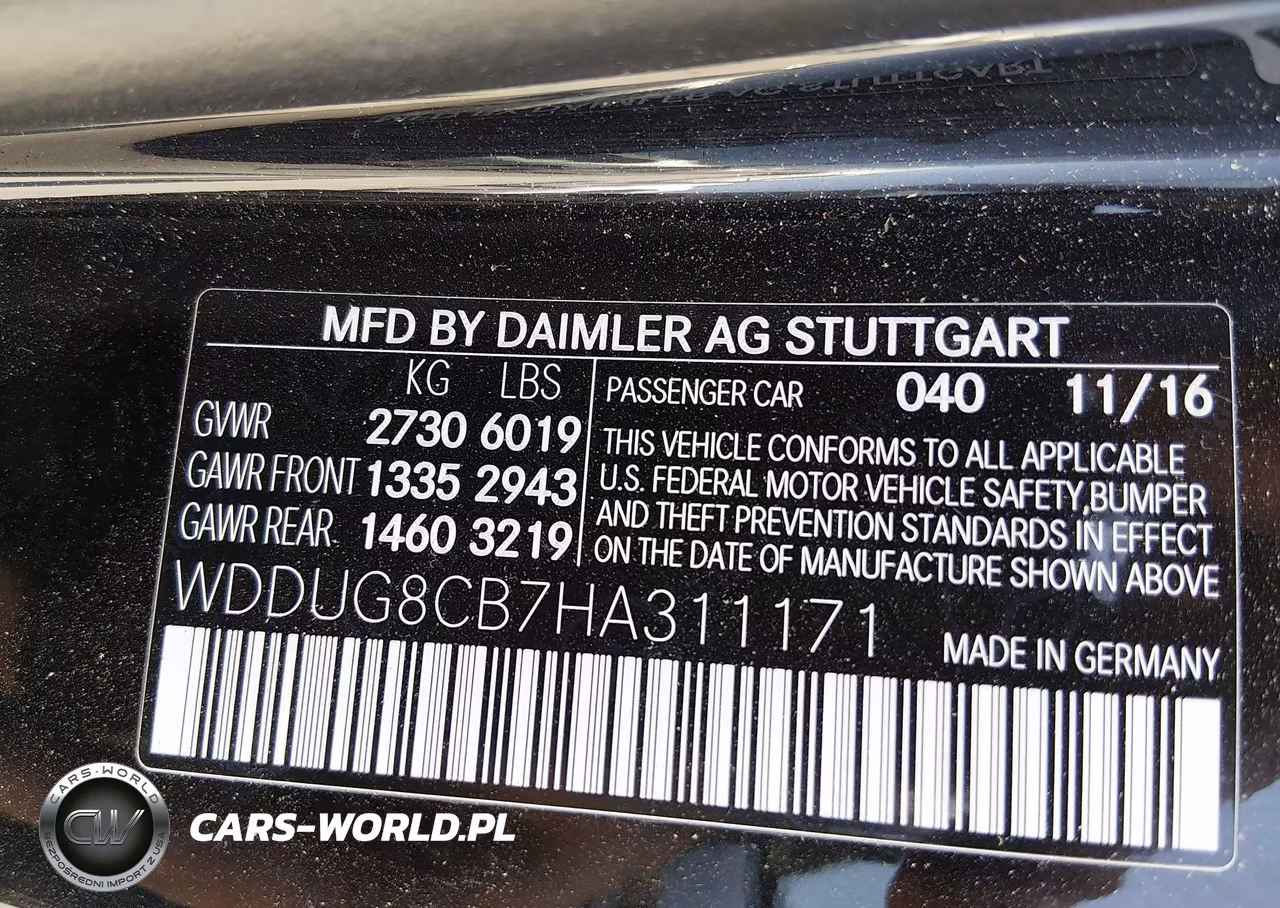 2017 Mercedes-Benz S 550 VIN:WDDUG8CB7HA311171 - 9