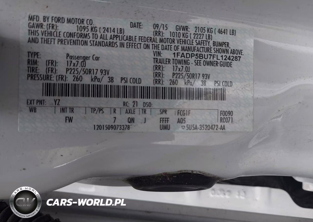 2015 Ford C-Max Hybrid Sel VIN:1FADP5BU7FL124287 - 9