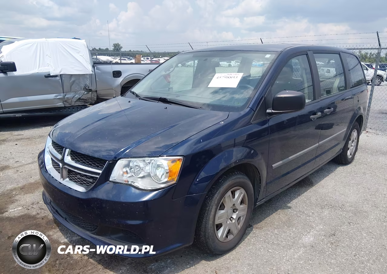 2012 Dodge Grand Caravan Se-Avp VIN:2C4RDGBGXCR220447 - 2