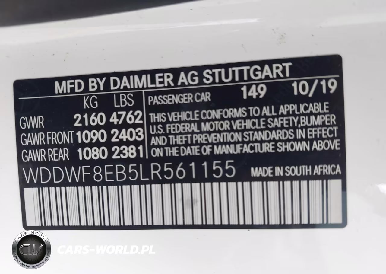 2020 Mercedes-Benz C 300 4Matic VIN:WDDWF8EB5LR561155 - 9