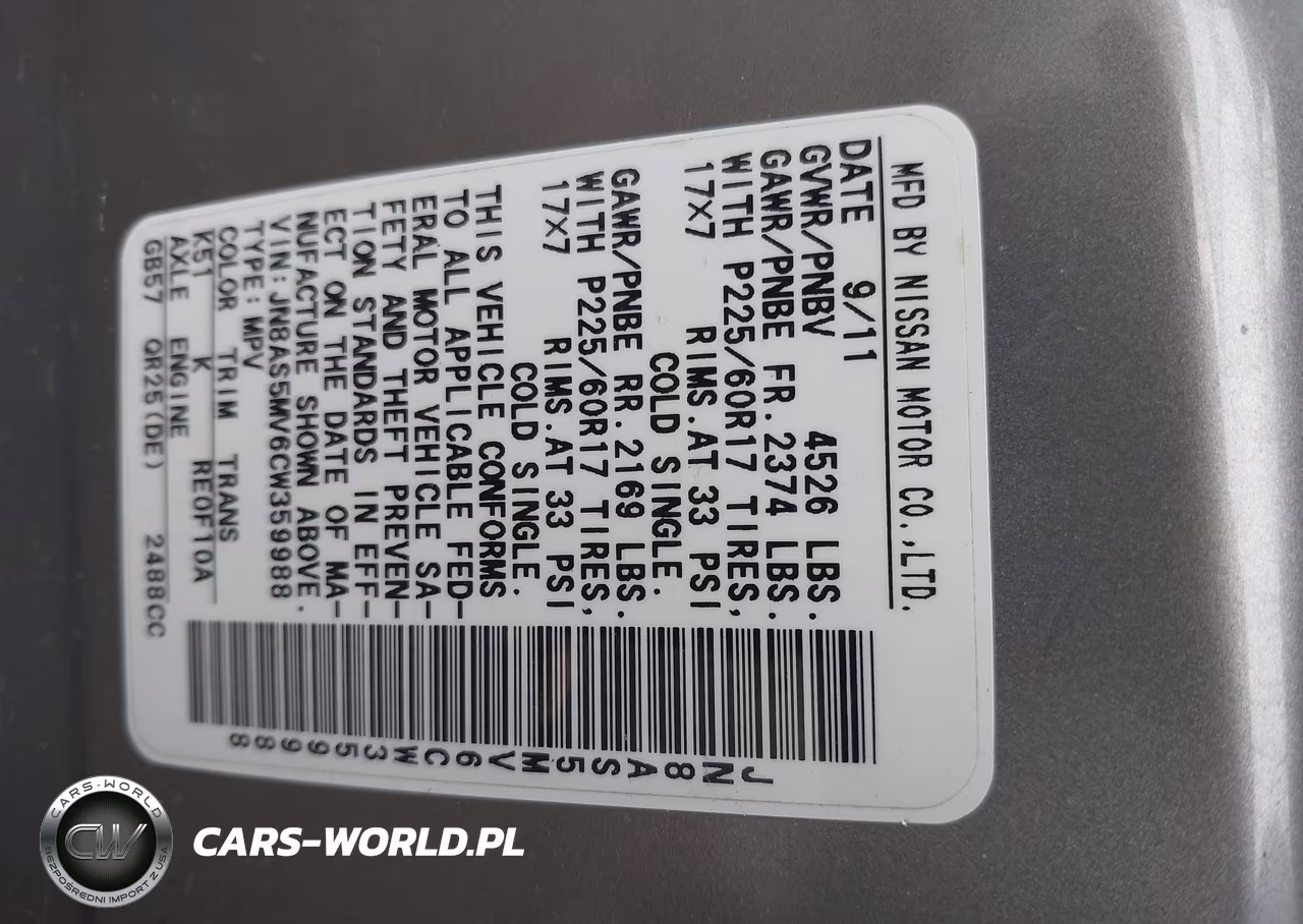 2012 Nissan Rogue Sv VIN:JN8AS5MV6CW359988 - 9