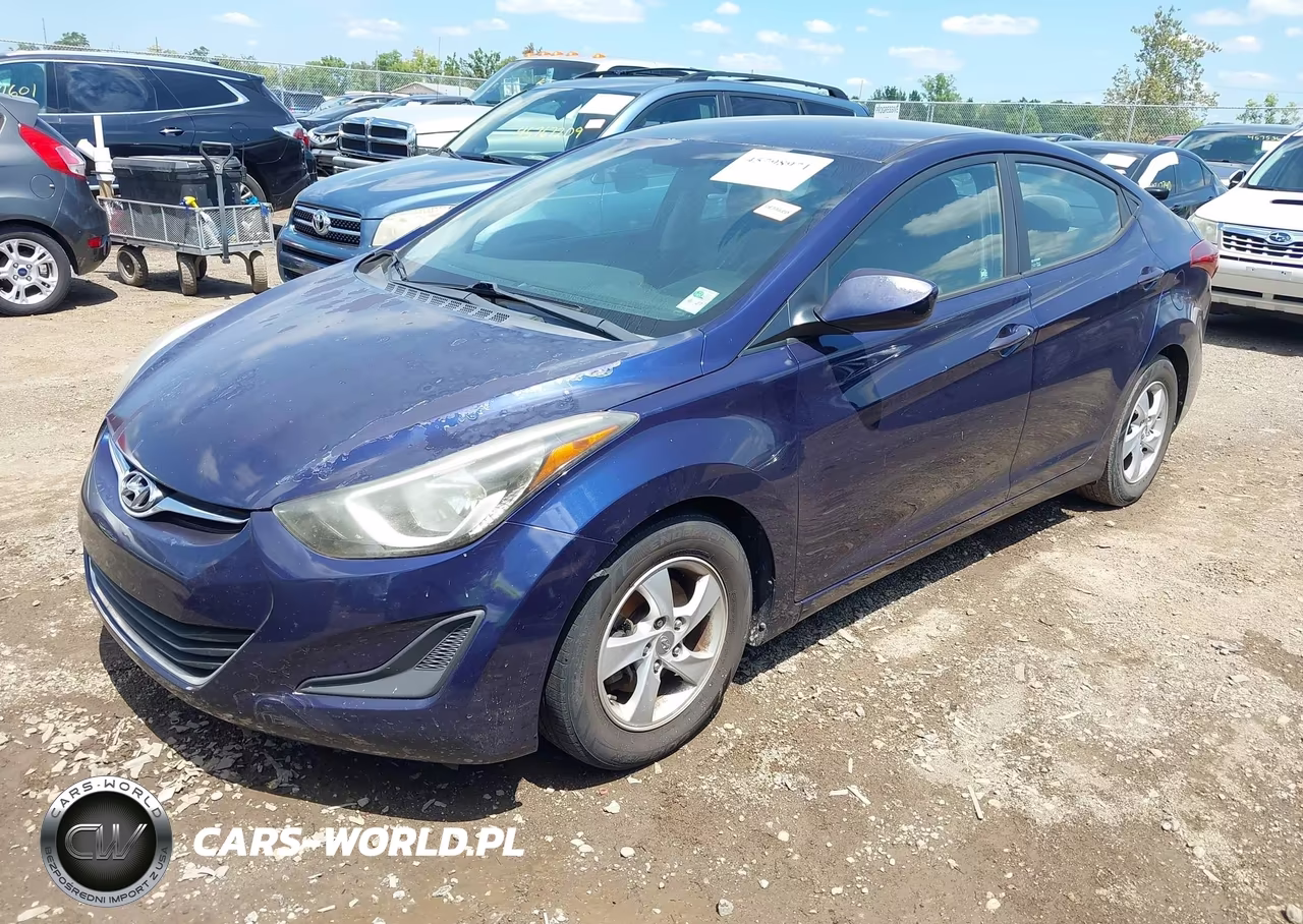 2014 Hyundai Elantra Se VIN:5NPDH4AEXEH481929 - 2