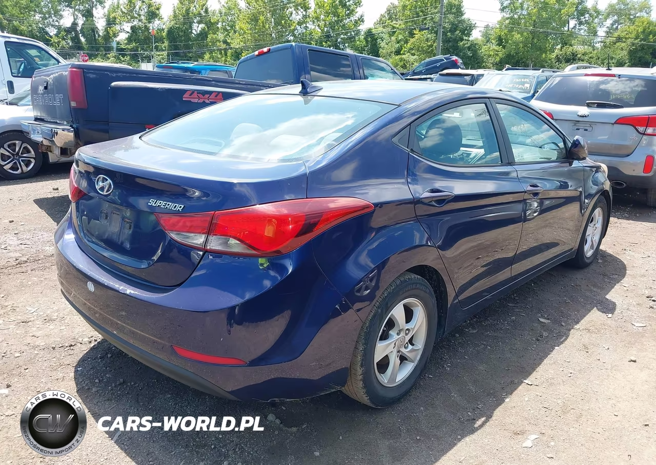 2014 Hyundai Elantra Se VIN:5NPDH4AEXEH481929 - 4