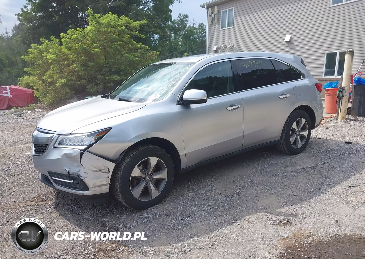 2014 Acura Mdx VIN:5FRYD4H29EB037818 - 2