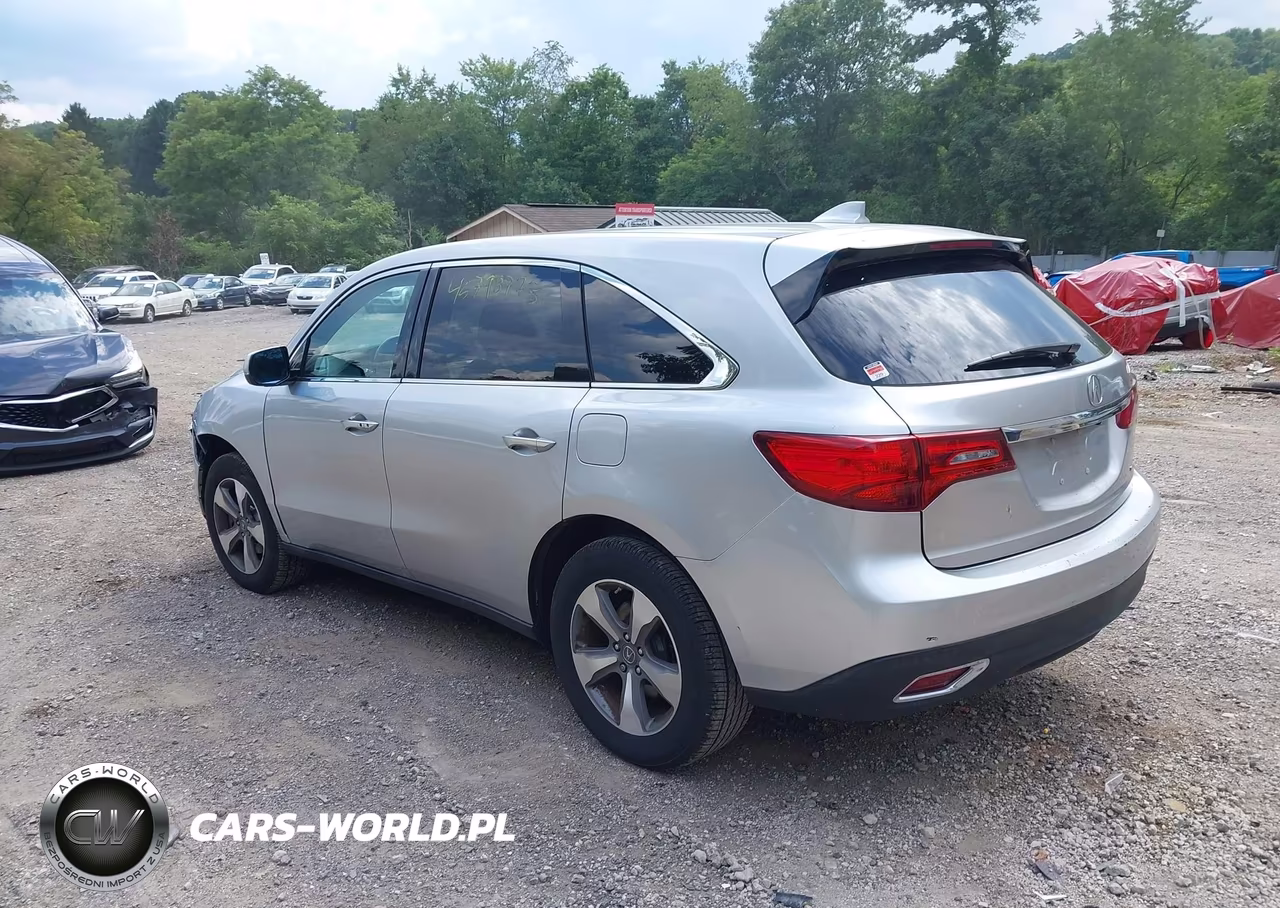 2014 Acura Mdx VIN:5FRYD4H29EB037818 - 3