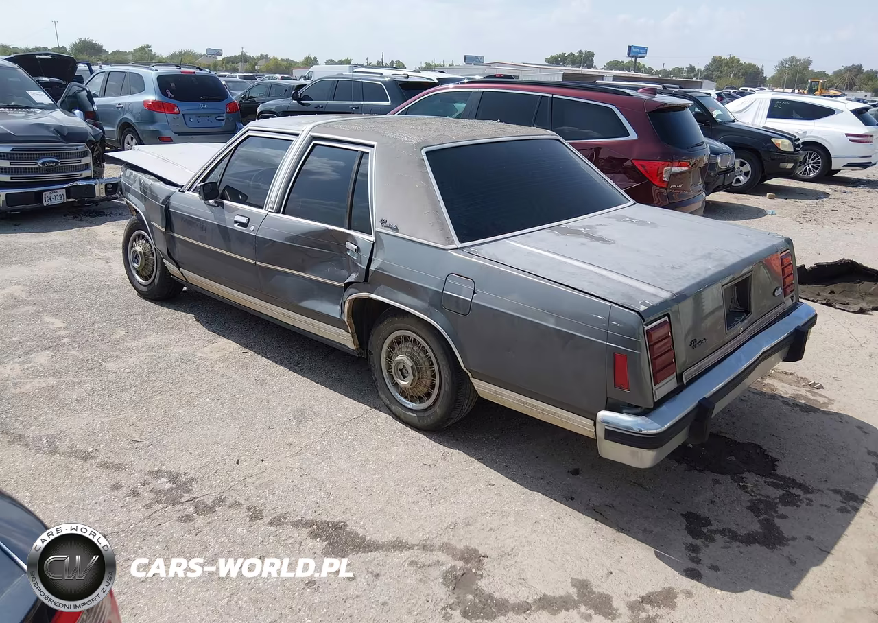1987 Ford Crown Victoria Lx VIN:2FABP74F7HX100773 - 3