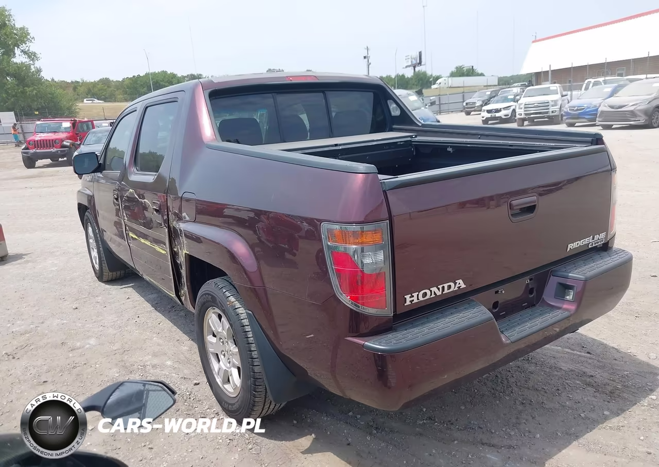 2008 Honda Ridgeline Rtl VIN:2HJYK16558H502074 - 3