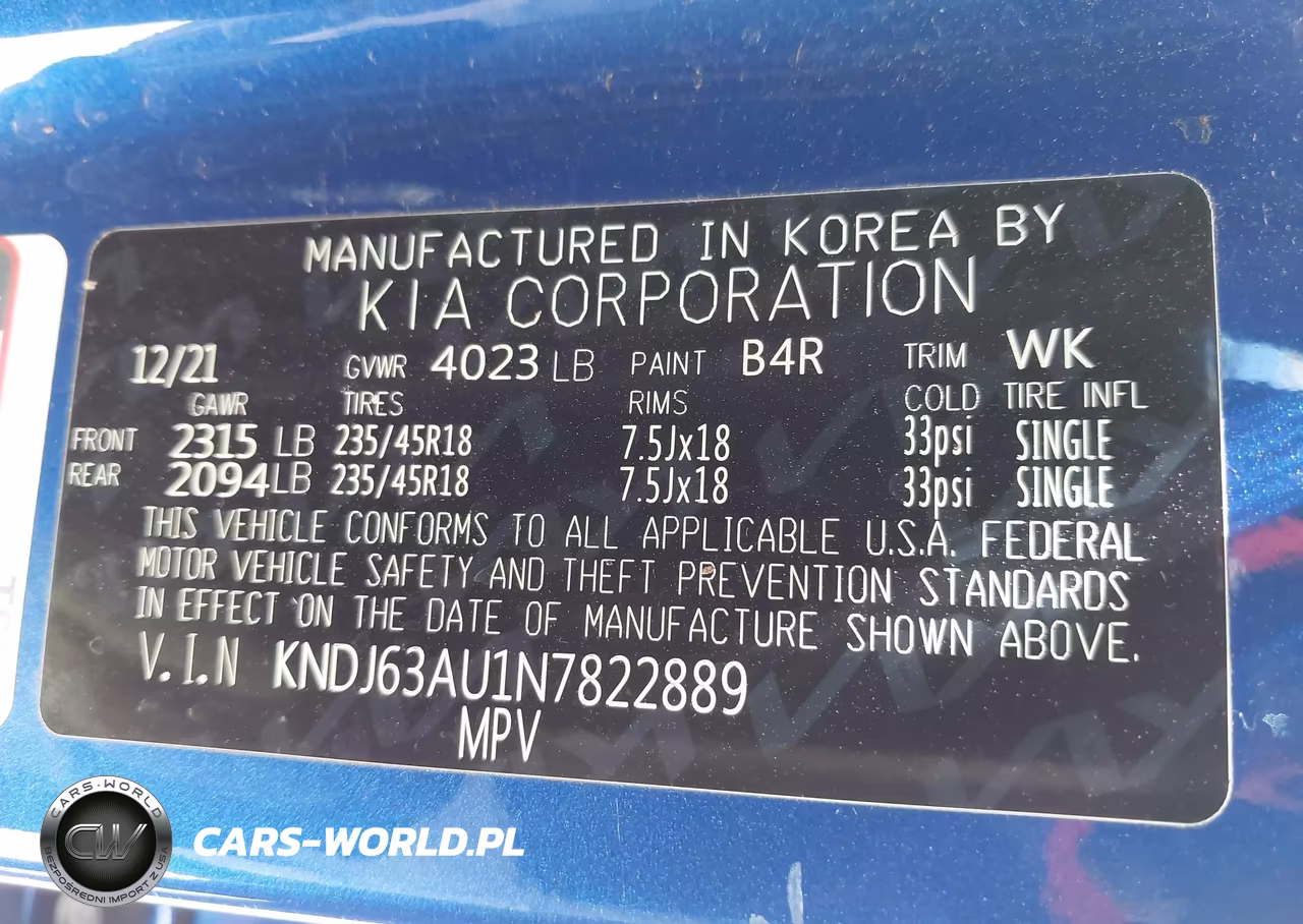 2022 Kia Soul Gt-Line VIN:KNDJ63AU1N7822889 - 9