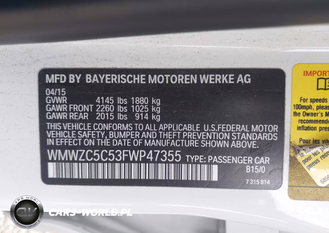 2015 Mini Countryman Cooper S VIN:WMWZC5C53FWP47355 - 9