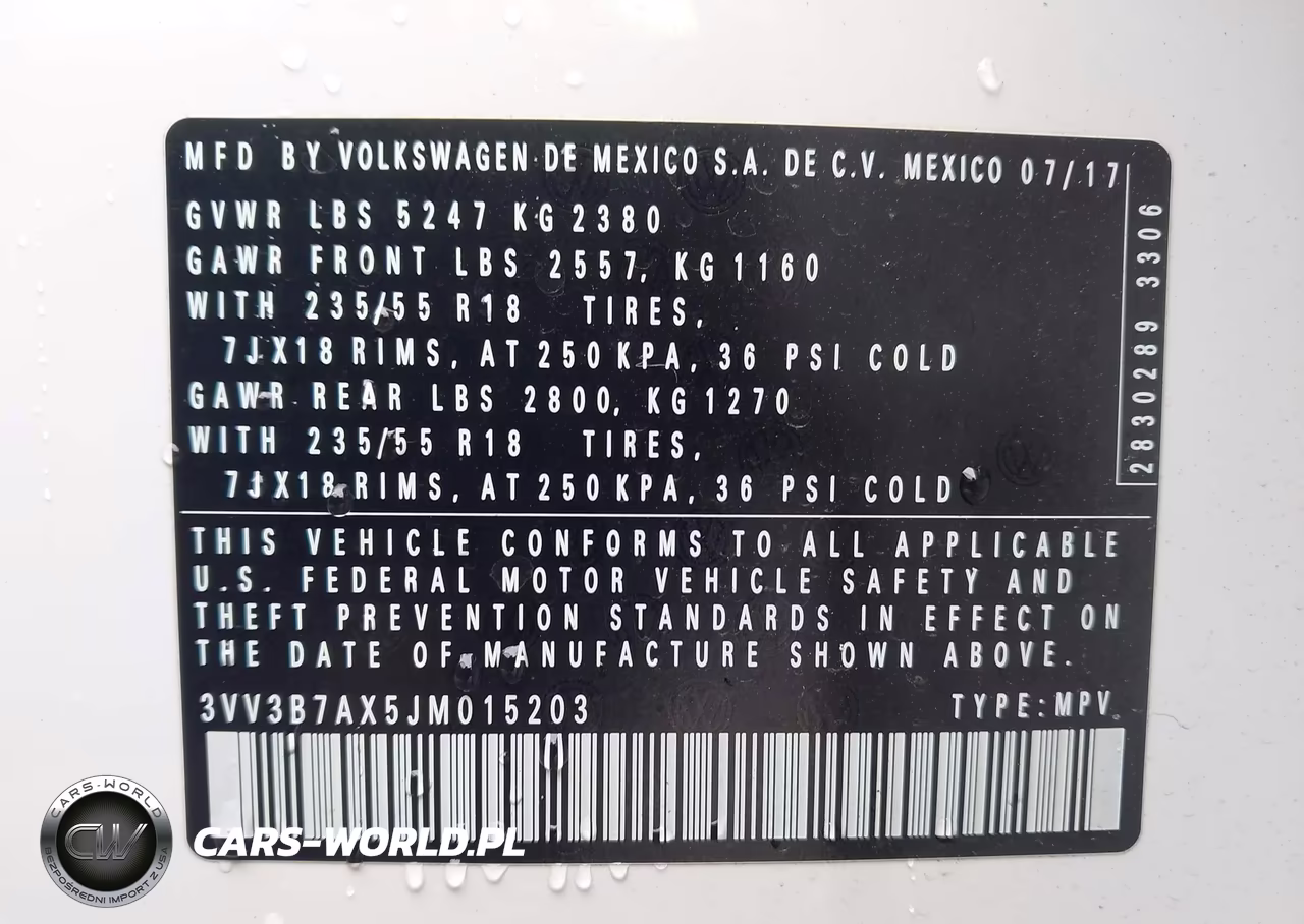2018 Volkswagen Tiguan 2.0T Se-2.0T Sel VIN:3VV3B7AX5JM015203 - 9
