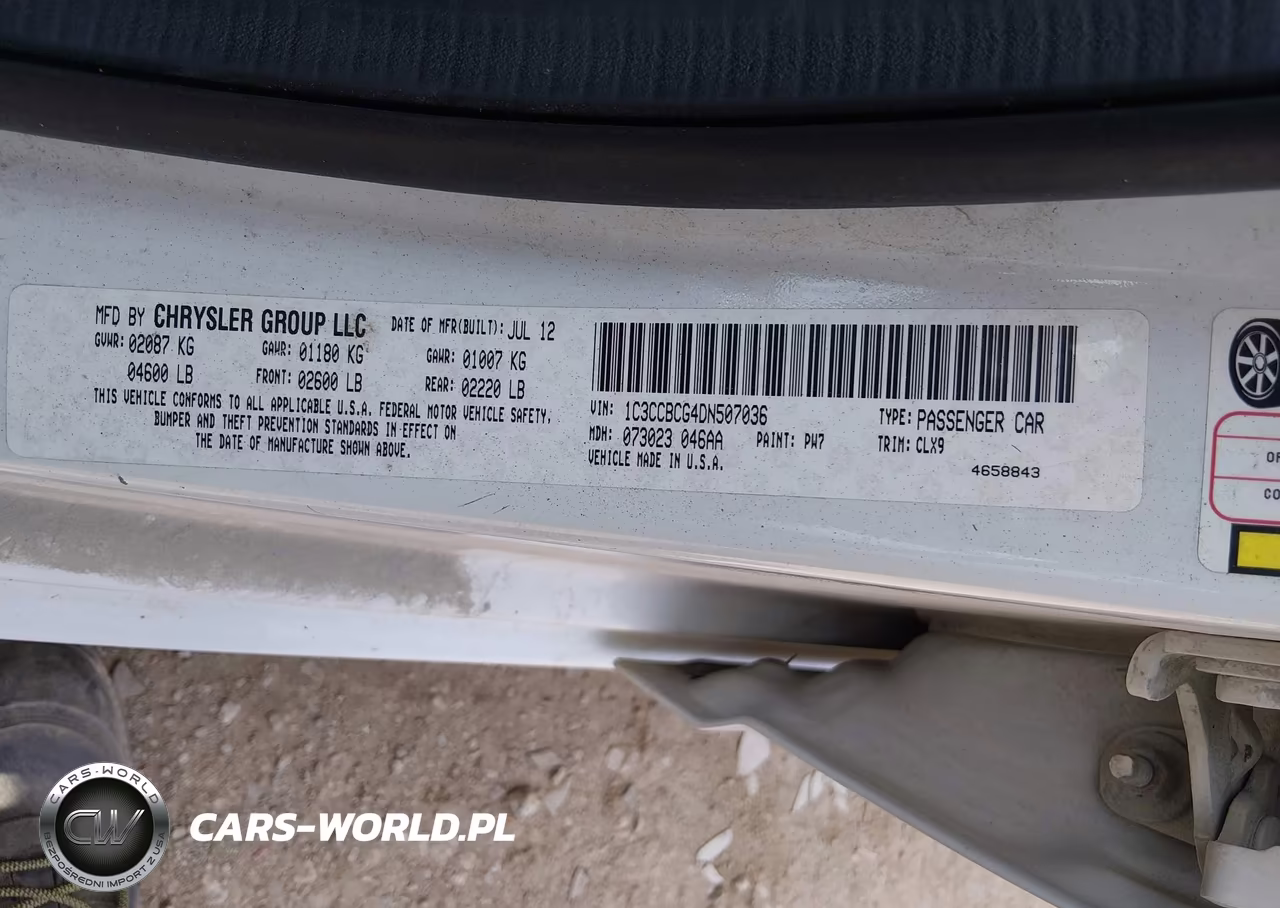 2013 Chrysler 200 Limited VIN:1C3CCBCG4DN507036 - 9
