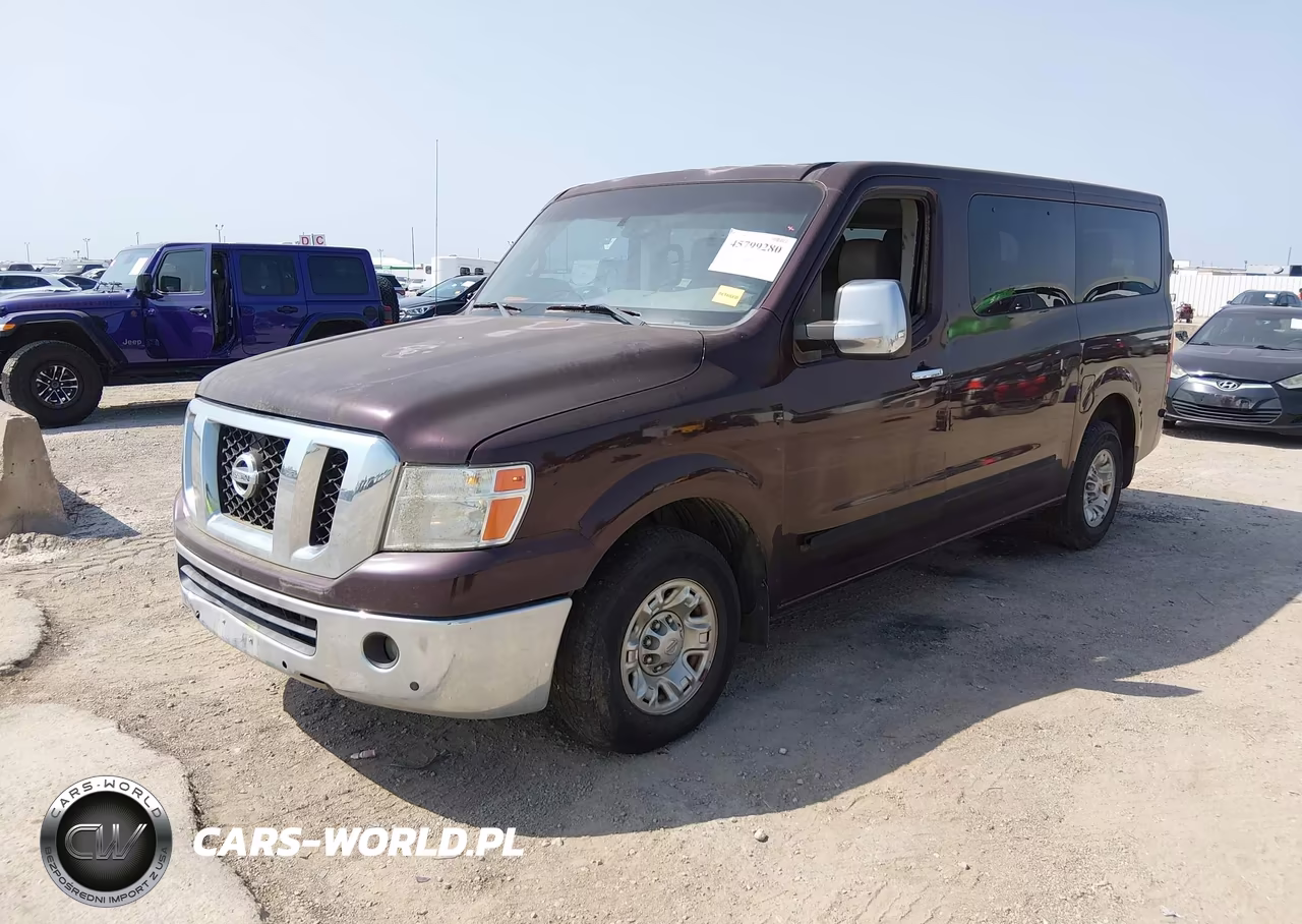 2013 Nissan Nv Passenger Nv3500 Hd Sl V8 VIN:5BZAF0AA3DN201281 - 2