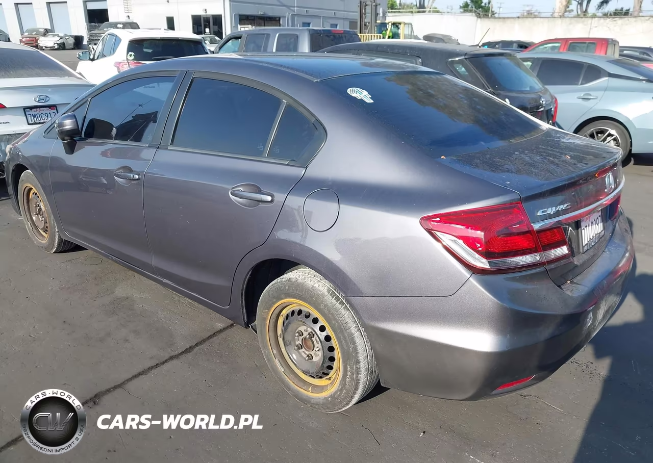 2015 Honda Civic Lx VIN:19XFB2F51FE704677 - 3