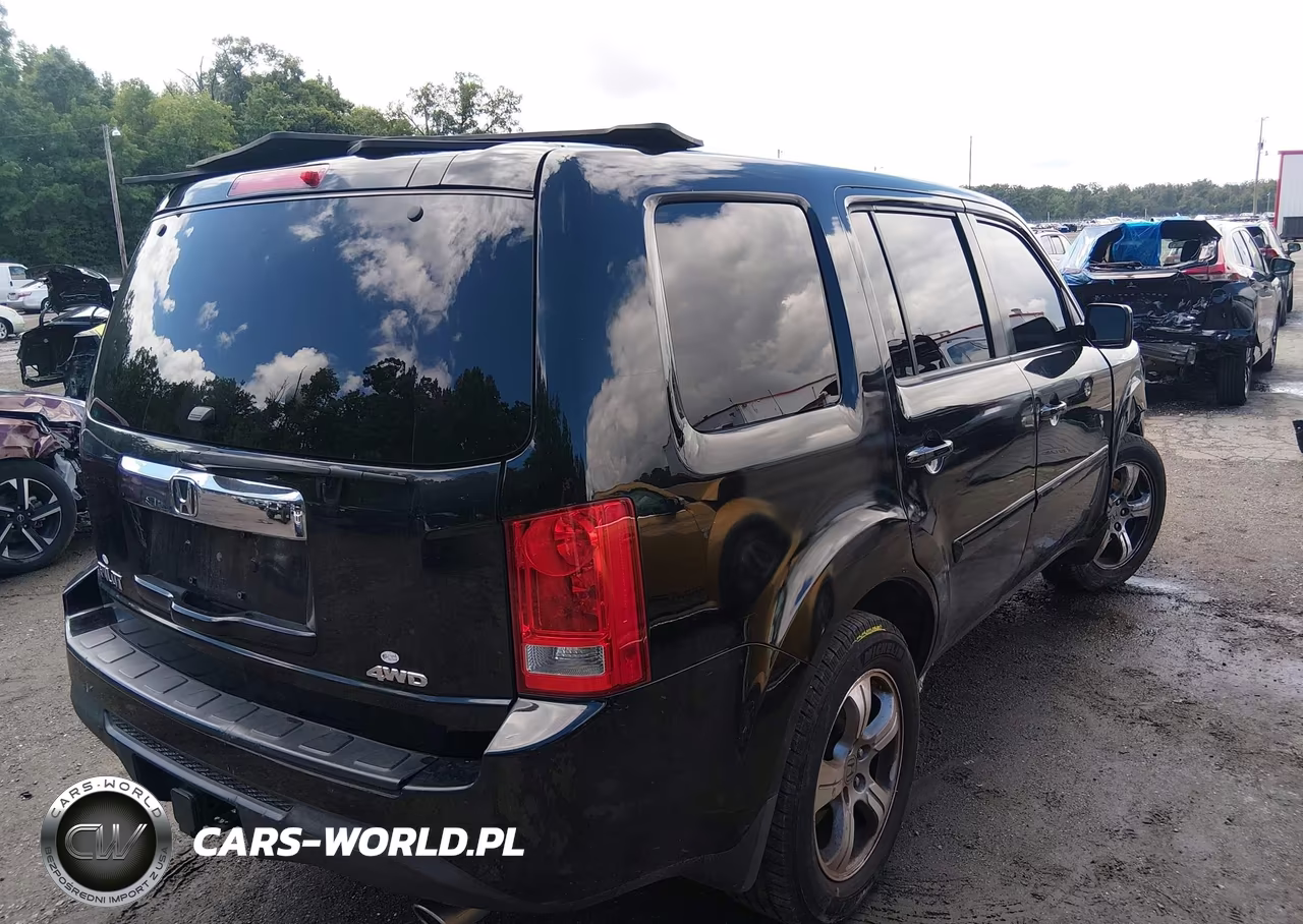 2013 Honda Pilot Exl VIN:5FNYF4H5XDB021373 - 4