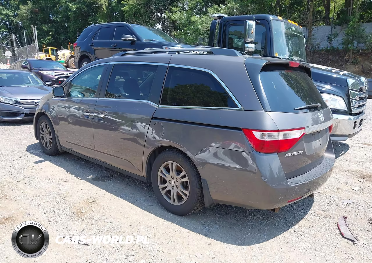 2012 Honda Odyssey Ex-L VIN:5FNRL5H65CB013644 - 3
