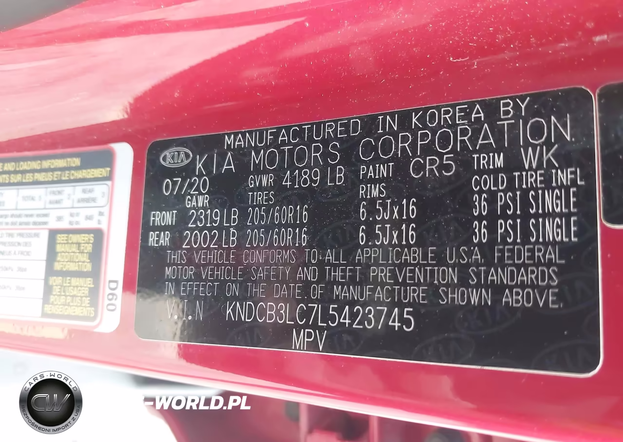 2020 Kia Niro Lxs VIN:KNDCB3LC7L5423745 - 9