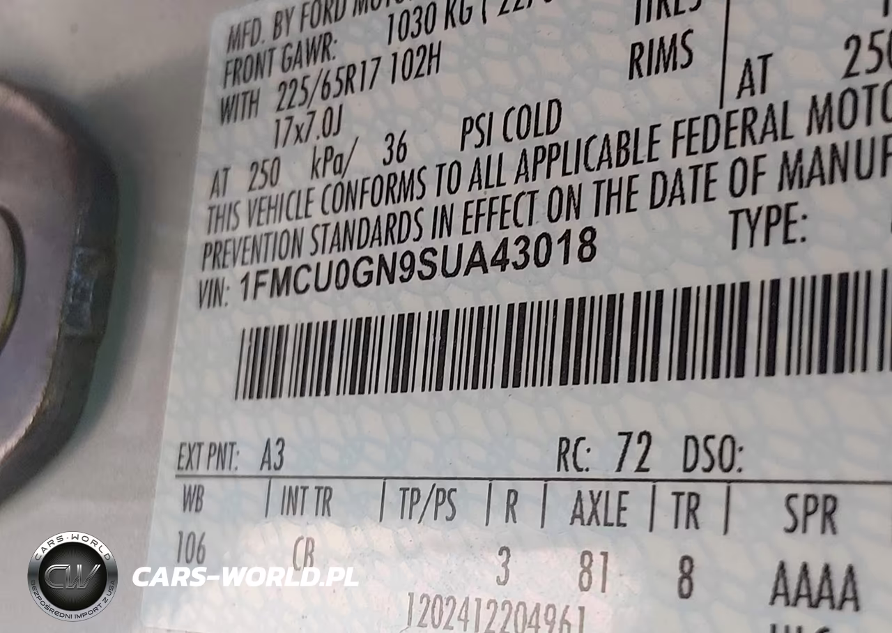 2025 Ford Escape Active VIN:1FMCU0GN9SUA43018 - 9