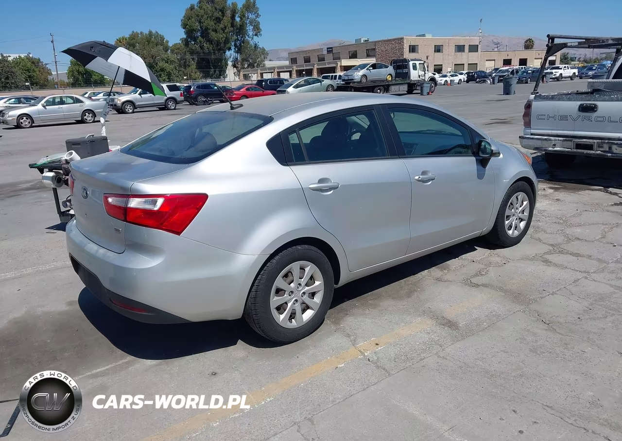 2013 Kia Rio Lx VIN:KNADM4A30D6289757 - 4