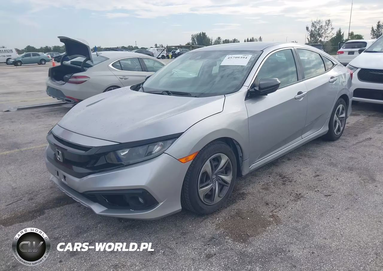2020 HONDA CIVIC LX VIN:19XFC2F63LE004953 - 2